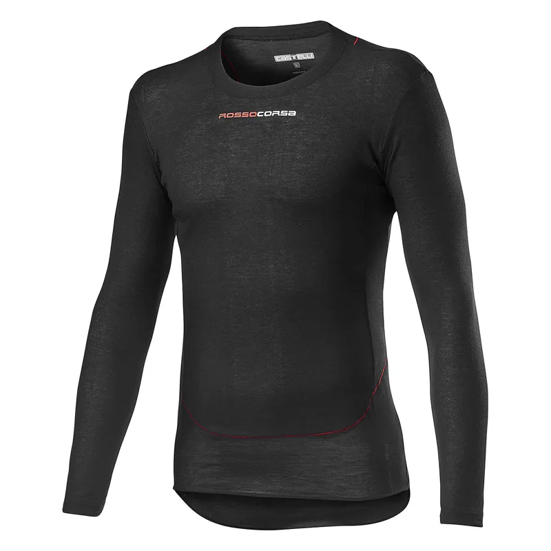 Castelli Prosecco Tech Long Sleeve Base Layer - Black - Medium
