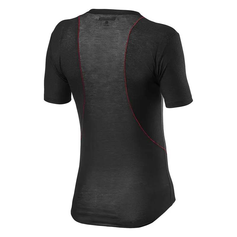 Castelli Prosecco Tech Short Sleeve Base Layer - Black - XL-1