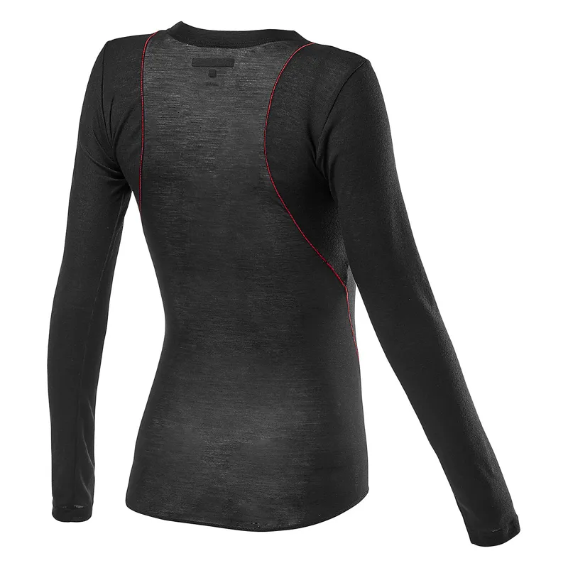 Castelli Prosecco Tech Womens Long Sleeve Base Layer - Black -1