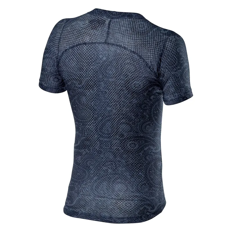 Castelli Pro Mesh Mens Short Sleeve Base Layer - Dark Steel Blue-1