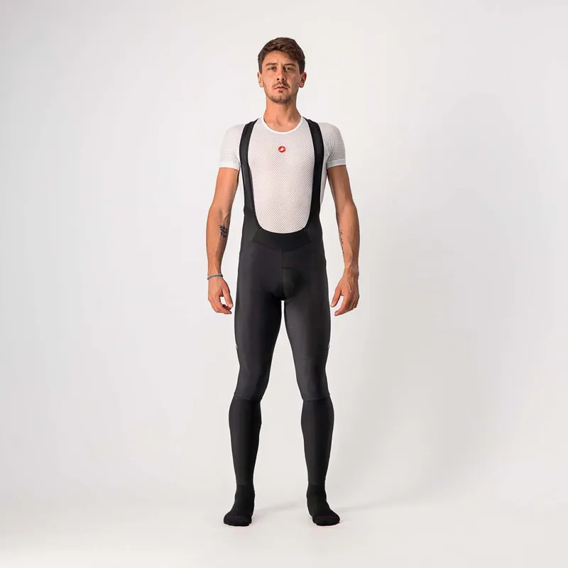 Castelli Velocissimo 5 Men's Cycling Bib Tights - Black/Silver Reflex