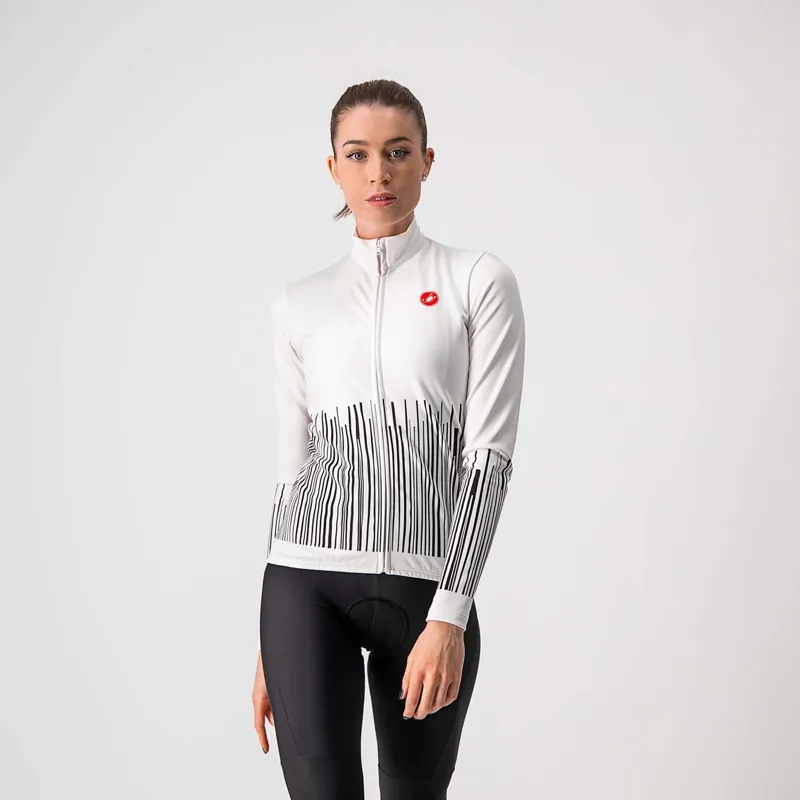 Castelli Sorpresa Women's Long Sleeve Jersey Ivory/Black