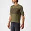 Castelli Trail Tech Men's Technical T-Shirt - Olive Green/Grey/Orange Rust