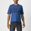 Castelli Trail Tech Men's Technical T-Shirt - Cobalt Blue/Savile Blue/Silver