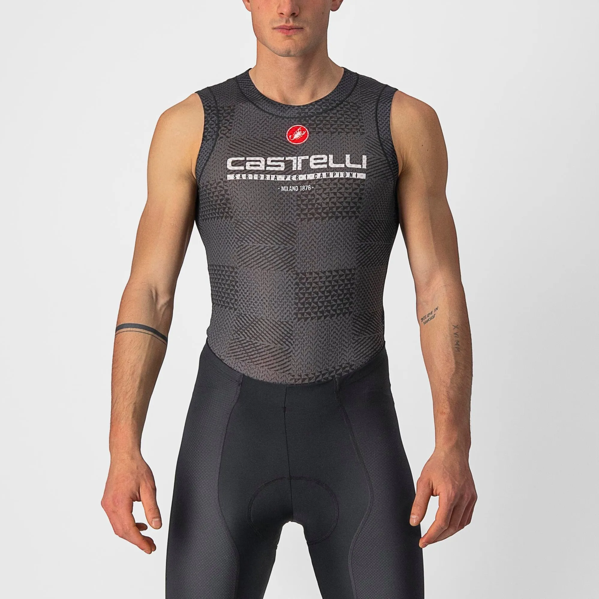 Castelli Pro Mesh Men's Sleeveless Base Layer Black Small