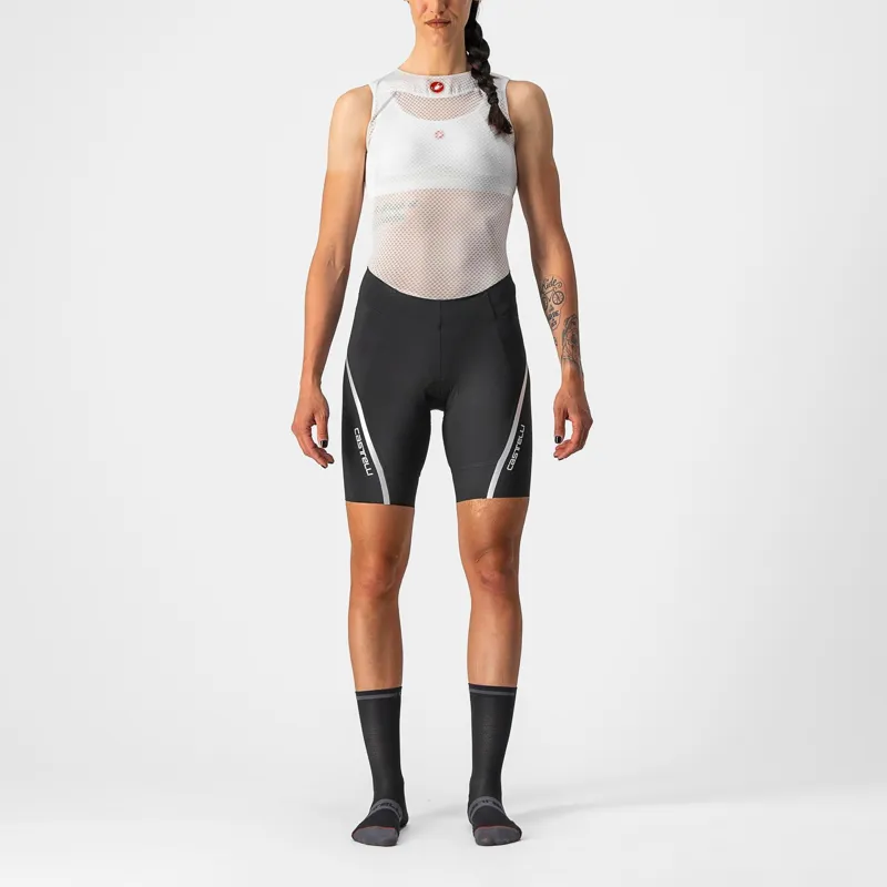 Castelli Velocissima 3 Women's Shorts - Black/Silver
