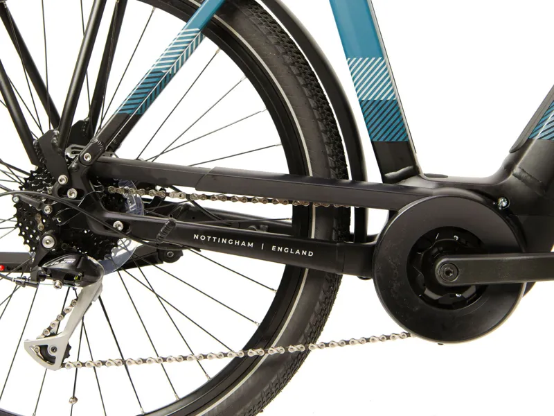Raleigh Centros CB Derailleur Electric Hybrid Bike - Blue-2