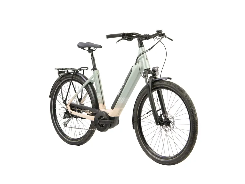 Raleigh Centros Low Step Derailleur Women's Electric Hybrid Bike - Mint-1