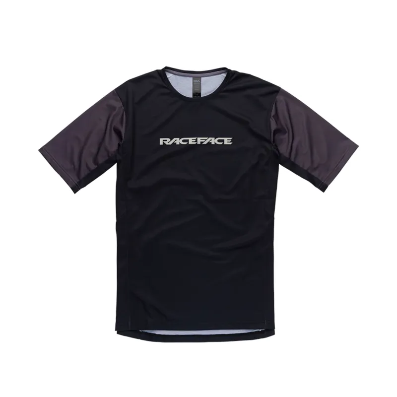 Race Face Indy Men's Short Sleeve MTB Jersey - Charcoal