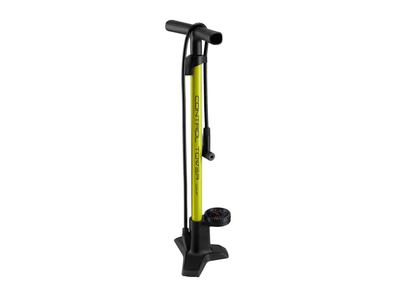 Giant Control Tower Comp Floor Pump - 160psi - Yellow-1