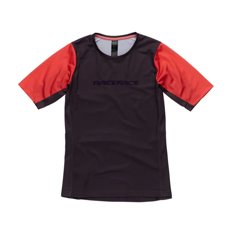 Race Face Indy Short Sleeve Women's MTB Jersey - Black/Coral