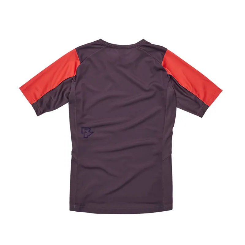 Race Face Indy Short Sleeve Women's MTB Jersey - Black/Coral-1