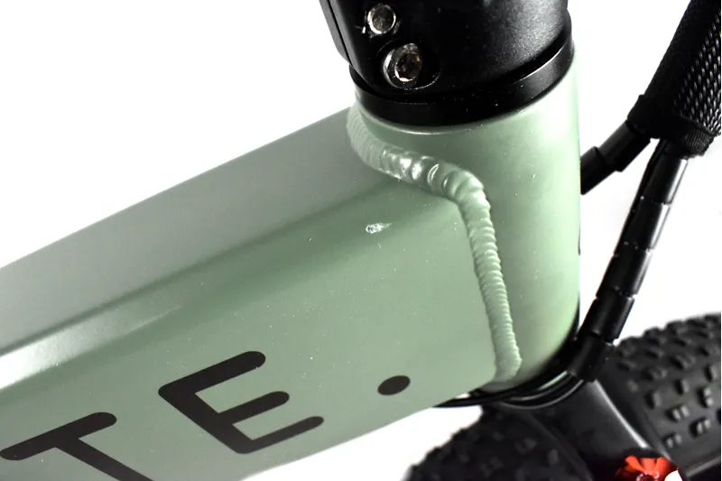 Nearly New 2022 Mate X 250w 50M Electric Folding Bike - Dusty Army-1