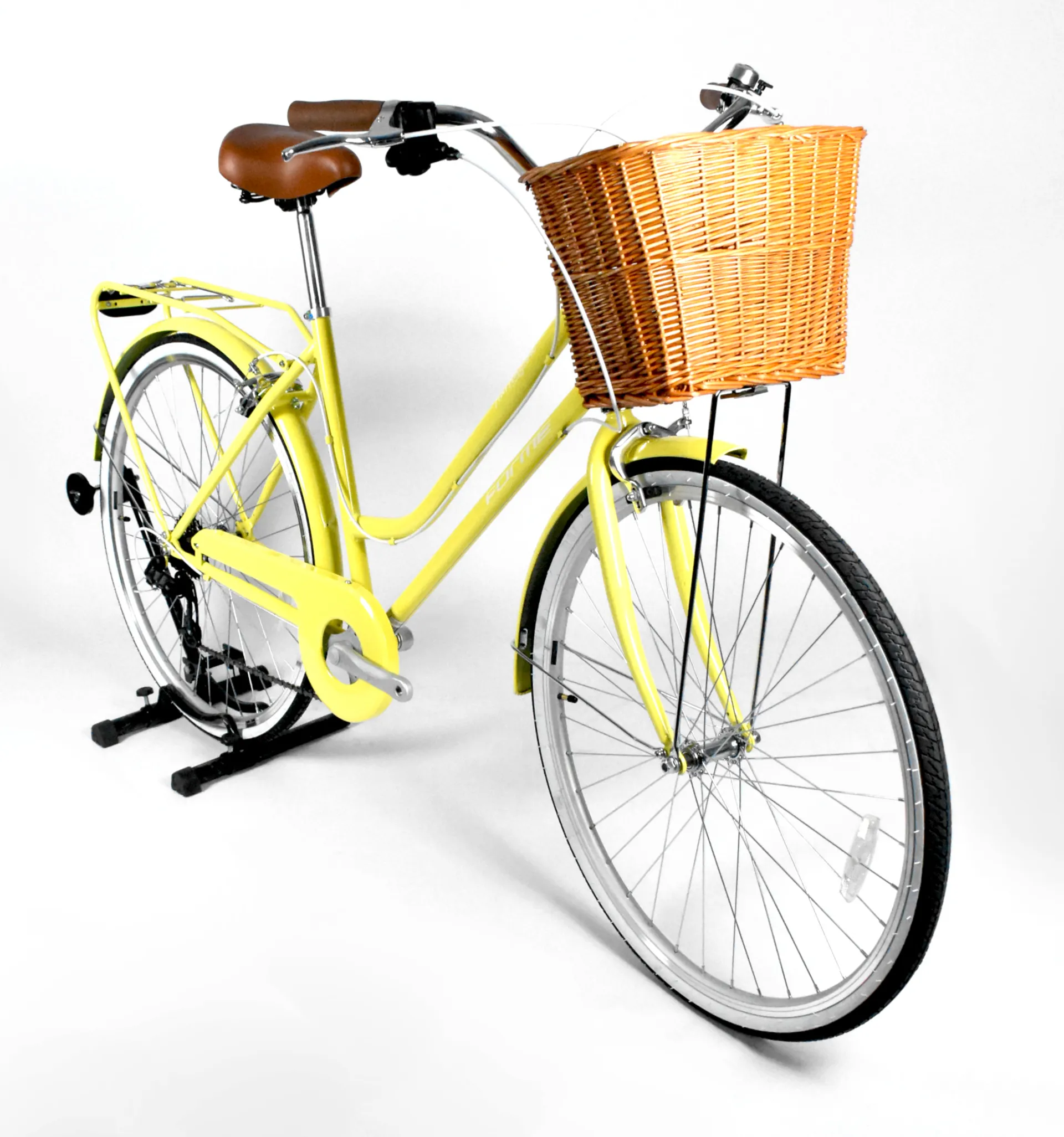 Nearly New 2022 Forme Hartington S7 Women s Hybrid Bike Pastel Yellow 19 Inch