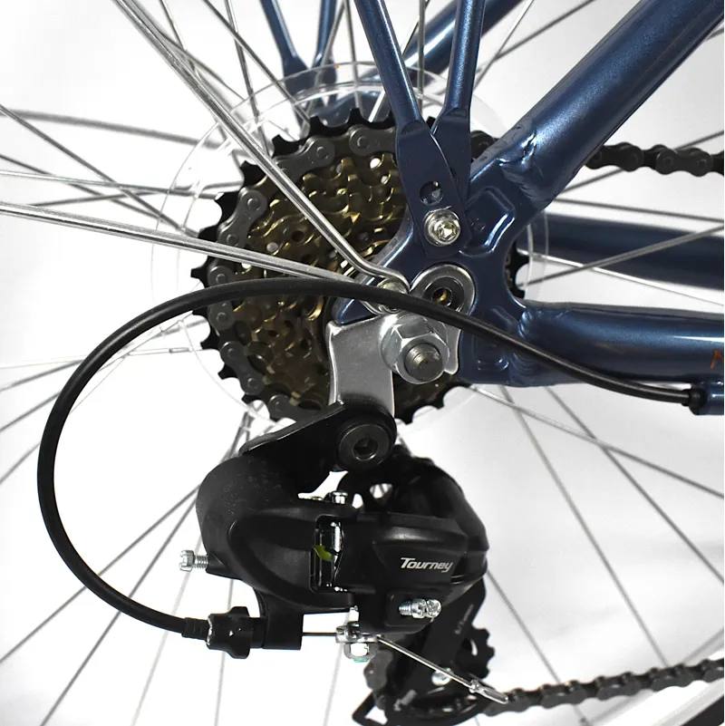 Nearly New 2018 Raleigh Pioneer Womens Hybrid Bike 18 Inch Blue-4