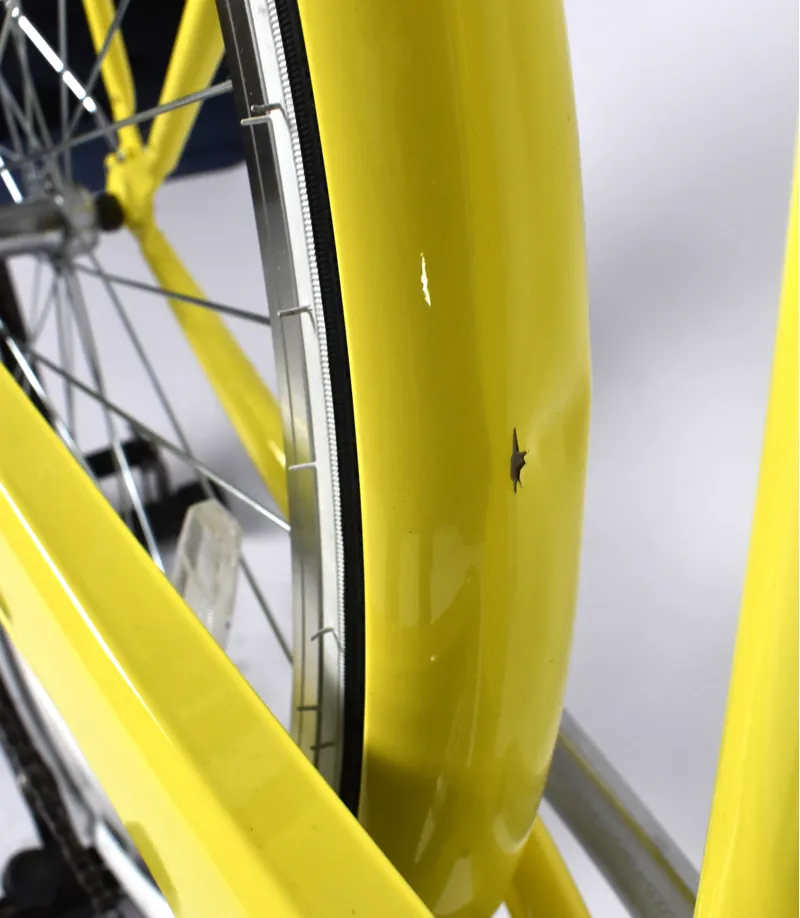 Nearly New 2022 Forme Hartington S7 Women's Hybrid Bike Pastel Yellow 19 Inch-1