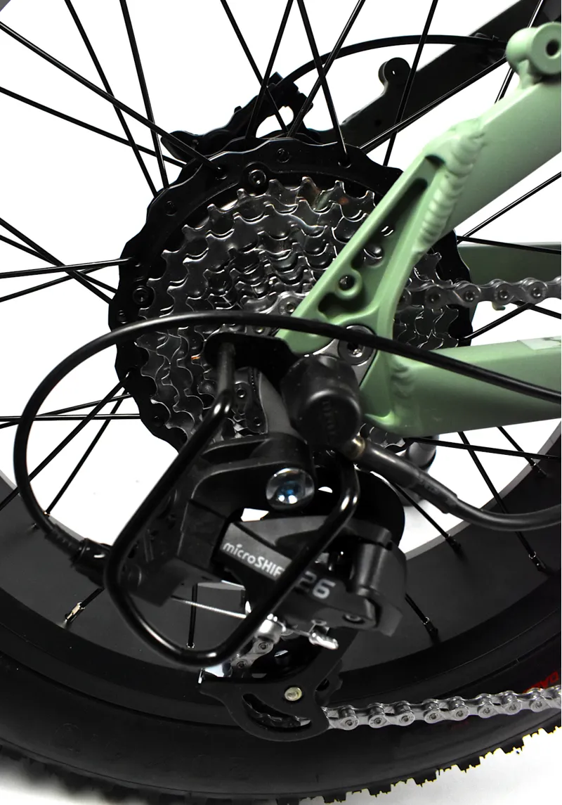 Nearly New 2022 Mate X 250w 50M Electric Folding Bike - Dusty Army-7