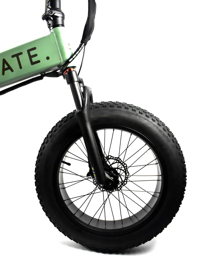 Nearly New 2022 Mate X 250w 50M Electric Folding Bike - Dusty Army-8