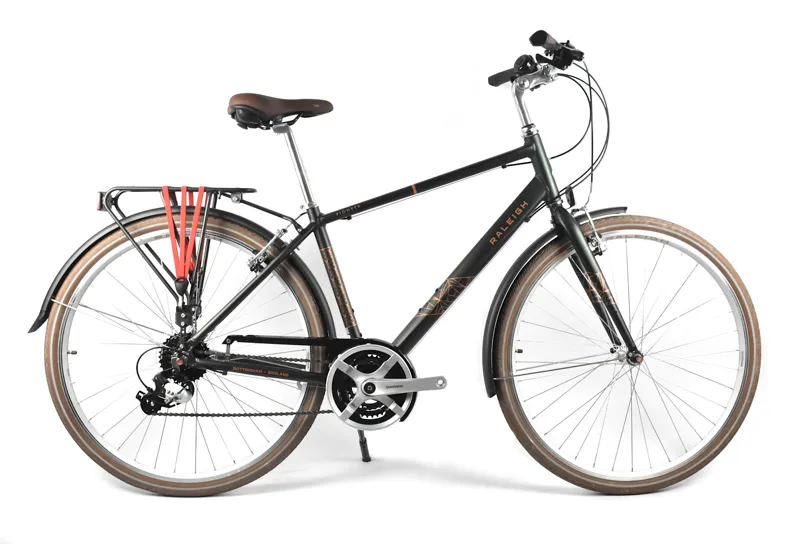 Raleigh Pioneer Grand Tour Crossbar 2021 Mens Hybrid Bike Grey ...