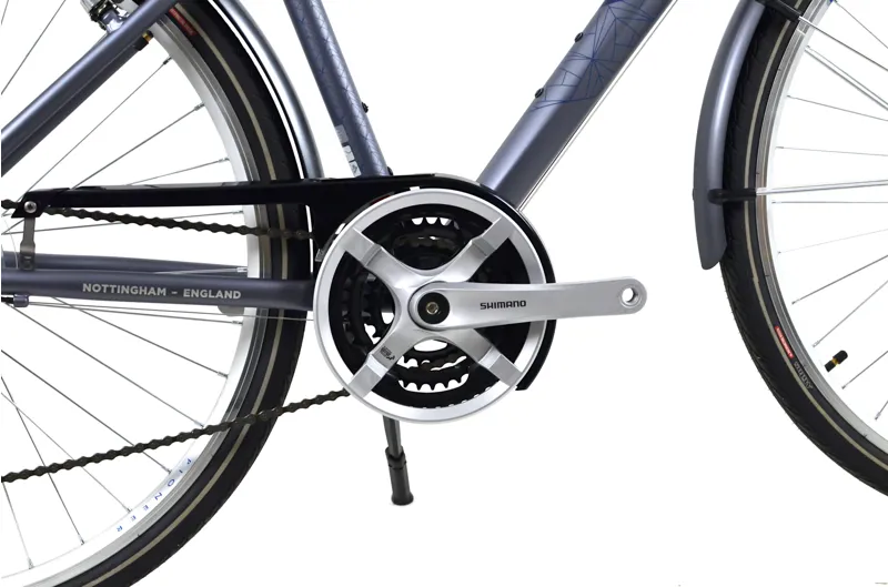 Nearly New Raleigh Pioneer Tour 700 2023 Hybrid Bike - 17 inch - Blue/Grey-7