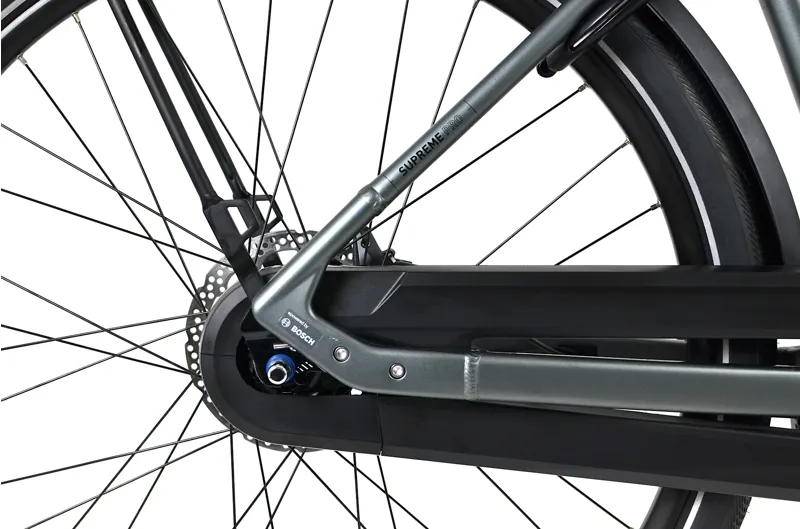 Nearly New Cube Supreme Hybrid Pro 500 Electric Hybrid Bike - Small - Flashgrey-7