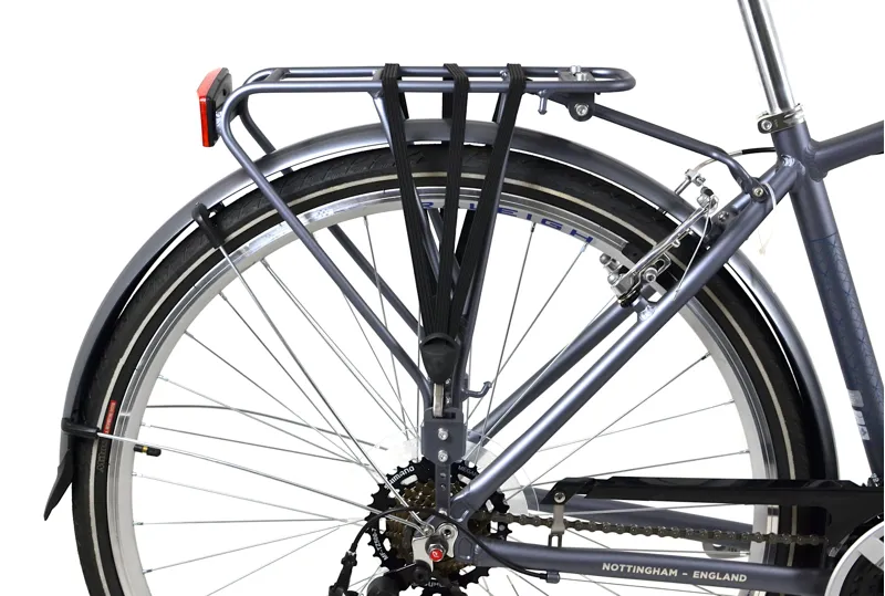 Nearly New Raleigh Pioneer Tour 700 2023 Hybrid Bike - 19 inch - Blue/Grey-2