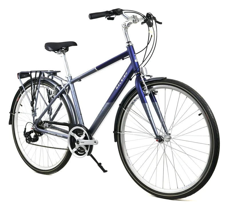 Nearly New Raleigh Pioneer Tour 700 2023 Hybrid Bike - 19 inch - Blue/Grey-8