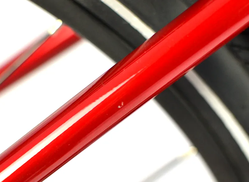Nearly New 2021 Wisper Wayfarer H9 Hub Crossbar City Electric Bike 18 inch - Red-3