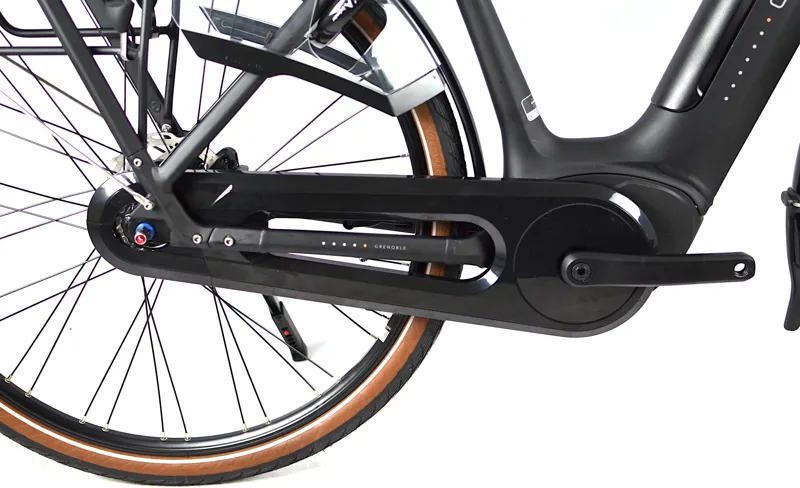 Nearly New Gazelle Grenoble C8 HMB 400wh Electric Unisex Hybrid Bike - 49cm - Black-8