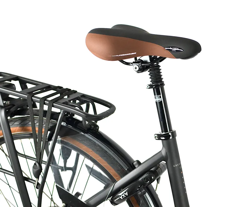 Nearly New Gazelle Grenoble C8 HMB 400wh Electric Unisex Hybrid Bike - 49cm - Black-10