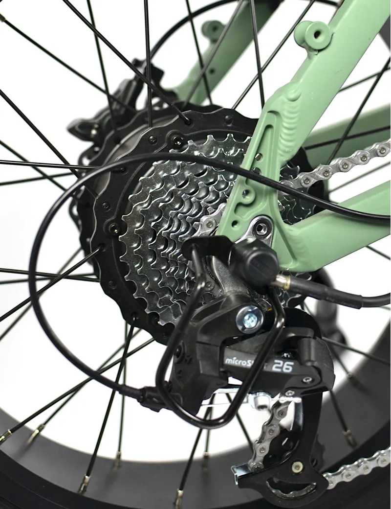 Nearly New 2022 Mate X 250w 50M Electric Folding Bike - Dusty Army-5