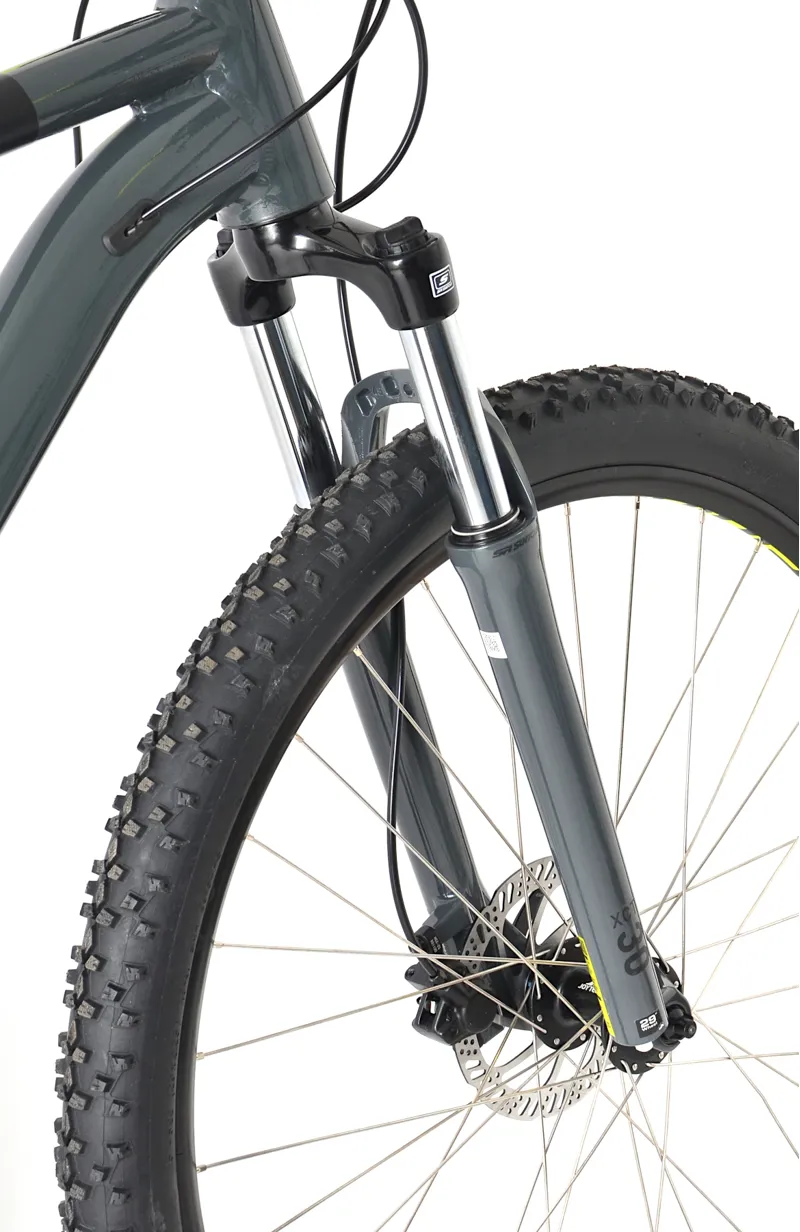 Nearly New Cube Aim Pro 27.5/29er 2023 Hardtail Mountain Bike - 29er Large - Grey/Flashyellow-10