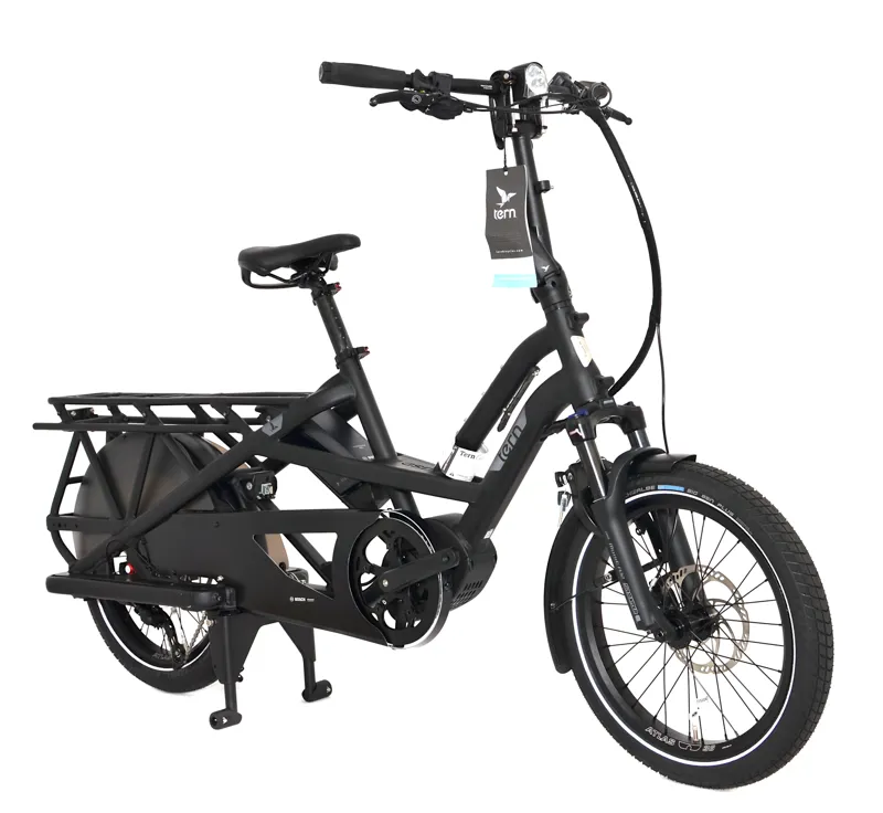 Nearly New Tern GSD S10 400wh LR 2023 Electric Cargo Bike - Black-9