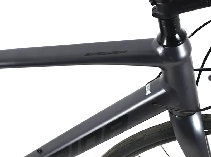 Nearly New Merida Speeder 900 Flat Bar Road Bike - S/M 52cm - Grey/Black-3