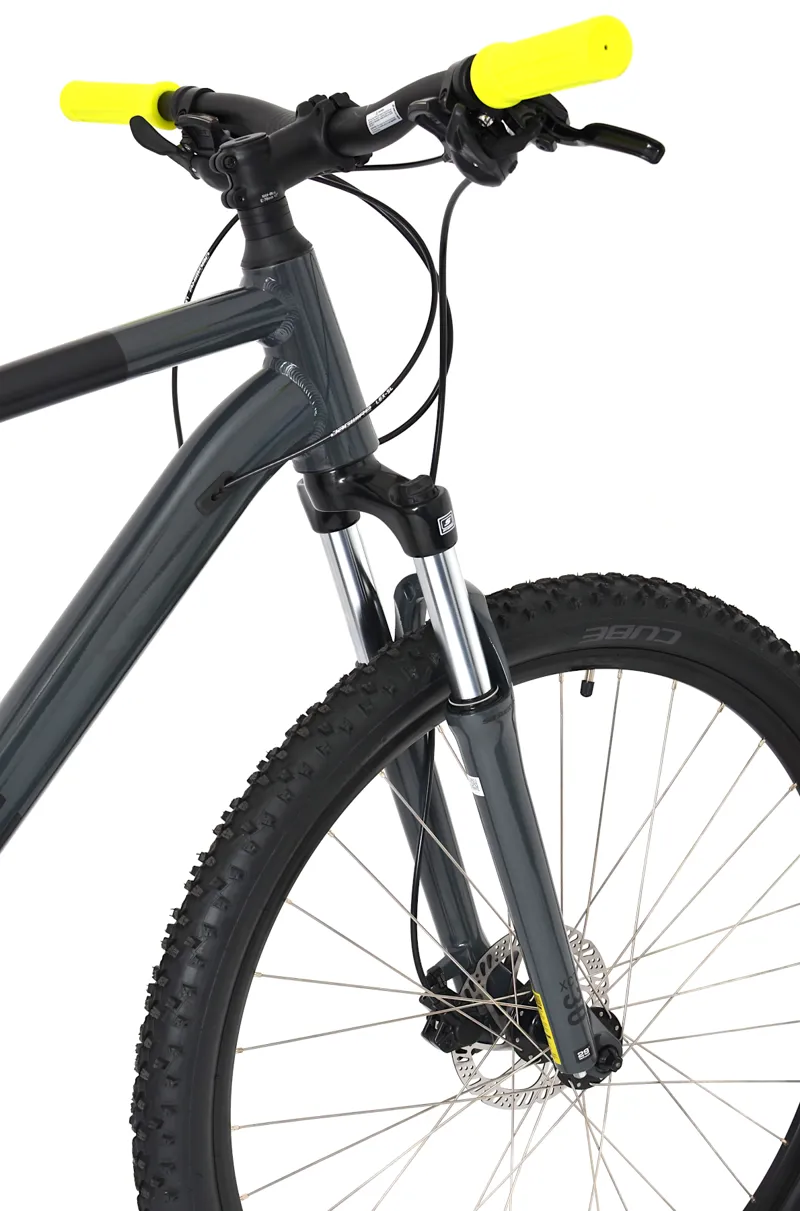 Nearly New Cube Aim Pro 29er 2023 Hardtail Mountain Bike -  X-Large - Grey/Flashyellow-4