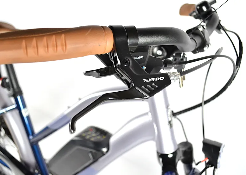 Ex Demo 2022 Raleigh Array Open Frame 700 Electric Urban Bike Medium Silver/Blue-8