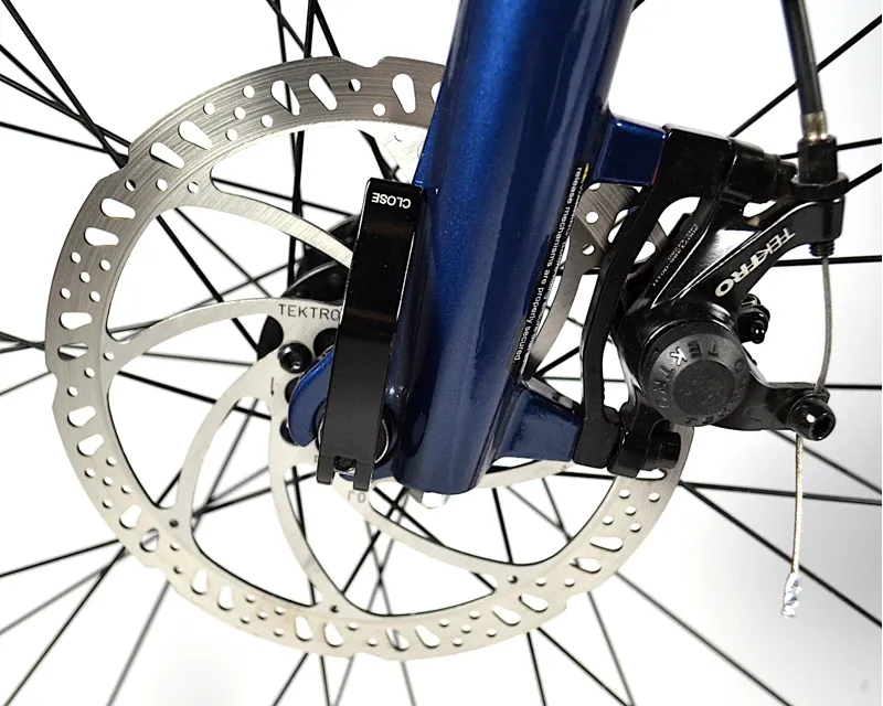 Ex Demo 2022 Raleigh Array Open Frame 700 Electric Urban Bike Medium Silver/Blue-4