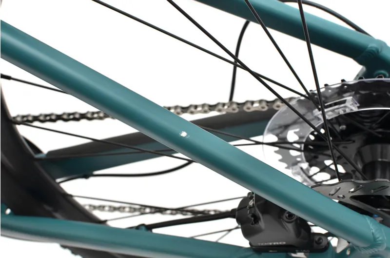 Nearly New Specialized Sirrus X 2.0 Step-Through 2022 Hybrid Bike - Small - Turquoise/Red-1