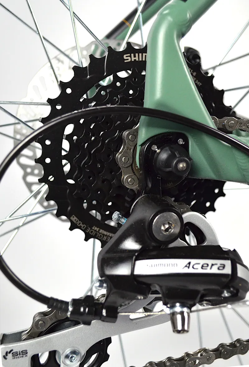 Nearly New 2022 Cube Aim Pro 29er Hardtail Mountain Bike Large Olive/Orange-7