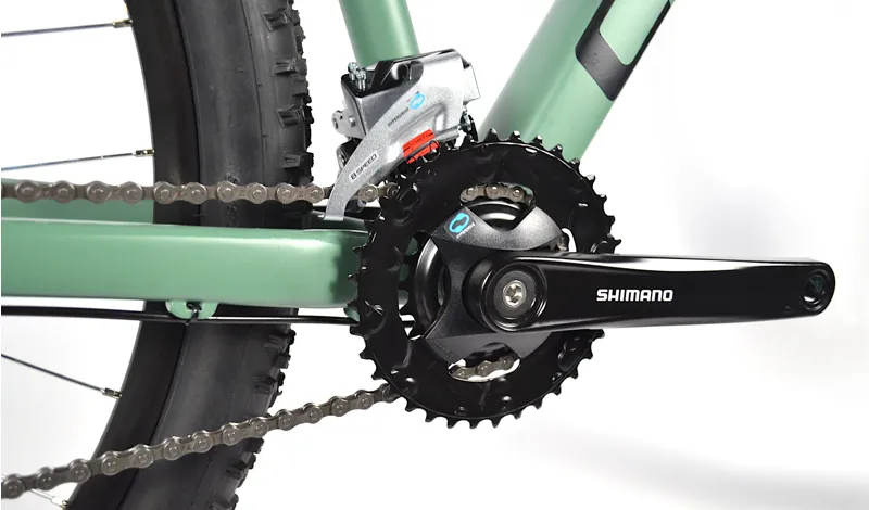 Nearly New 2022 Cube Aim Pro 29er Hardtail Mountain Bike Large Olive/Orange-8