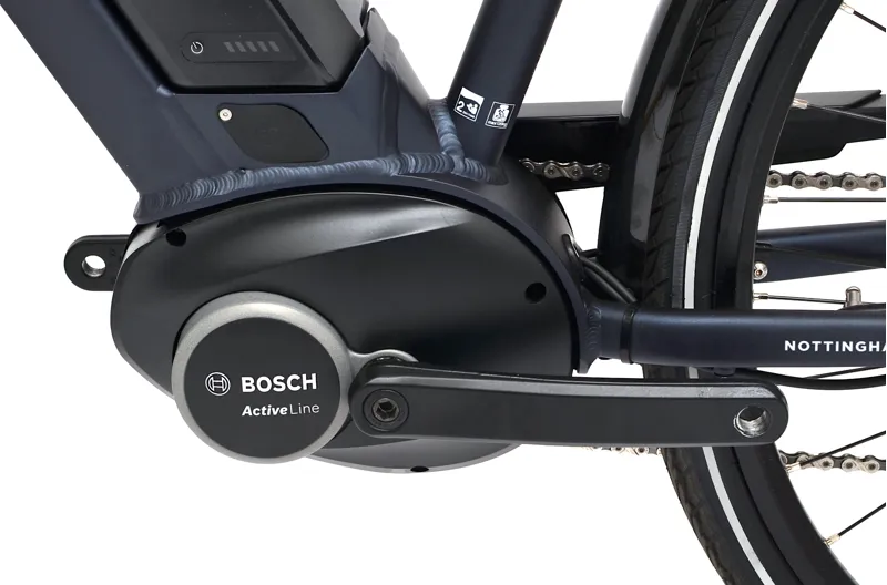 Ex Demo Raleigh Motus Crossbar Derailleur 2023 Electric Urban Bike - 52 cm - Dark Blue-10