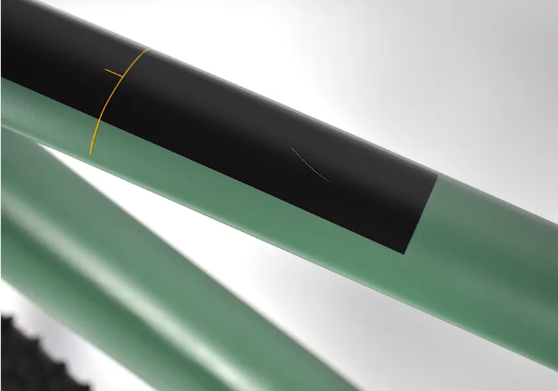 Nearly New 2022 Cube Aim Pro 29er Hardtail Mountain Bike Large Olive/Orange-4