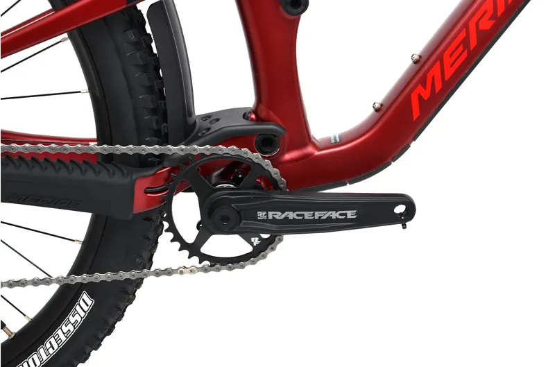 Nearly New Merida One-Forty 500 29er Full Suspension Mountain Bike - X-Long - Red-6