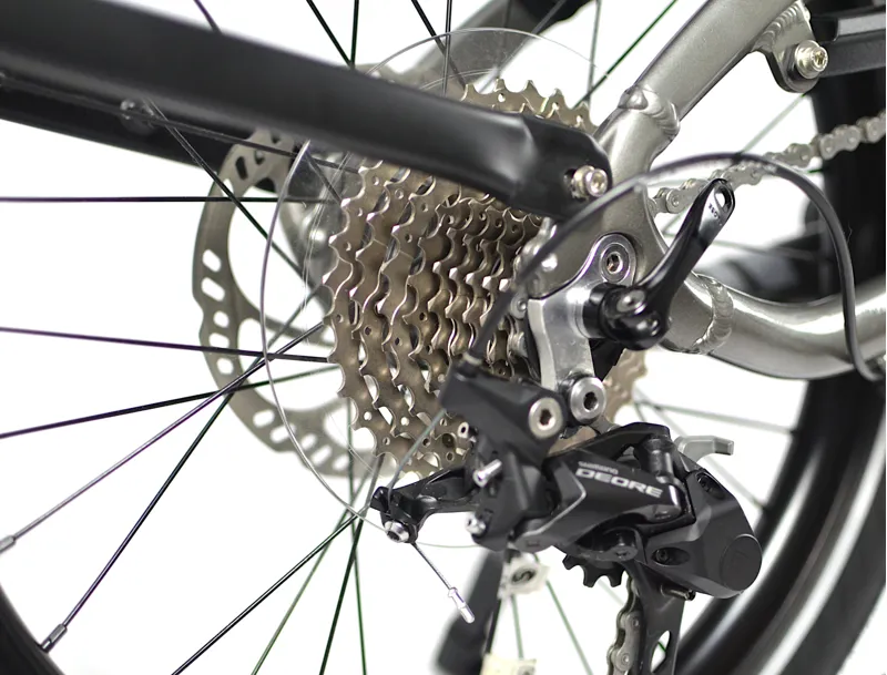 Nearly New Tern Vektron S10 Performance 10 Speed Folding Electric Bike - Silver-7