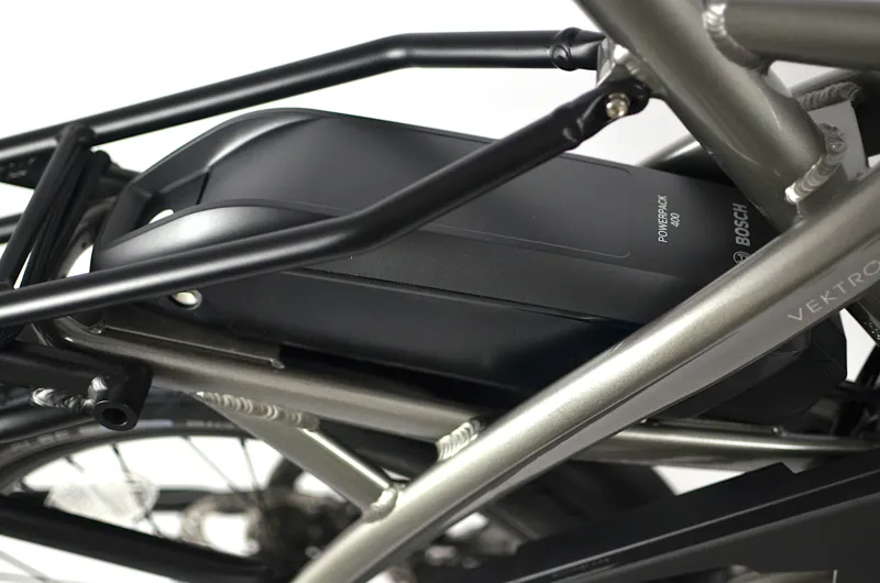 Nearly New Tern Vektron S10 Performance 10 Speed Folding Electric Bike - Silver-4