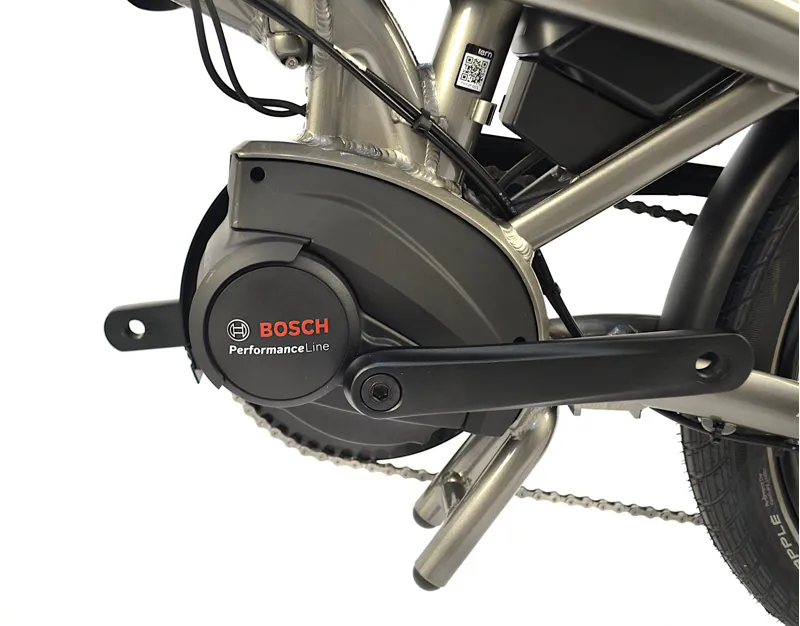 Nearly New Tern Vektron S10 Performance 10 Speed Folding Electric Bike - Silver-5