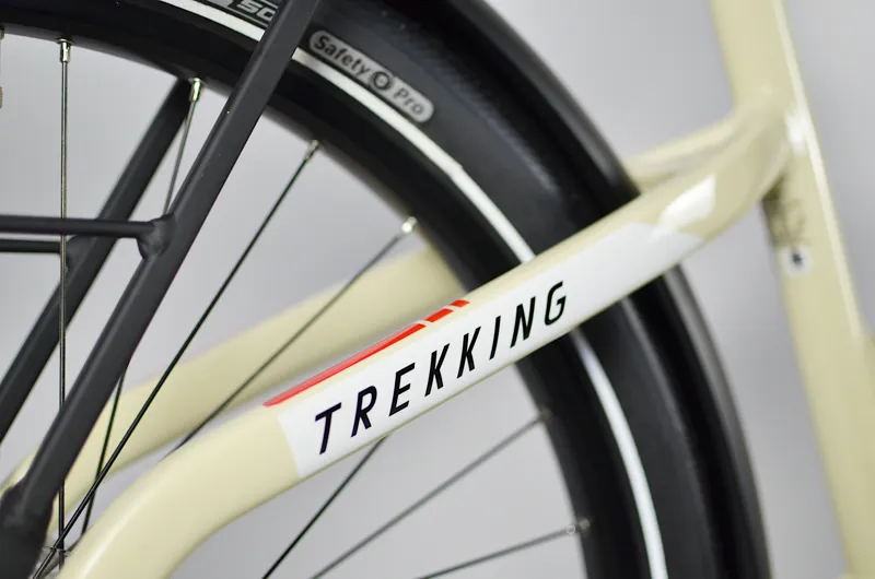 Nearly New 2021 Haibike Trekking 4 i500 Electric Urban Hybrid Bike 64cm Desert/White-1