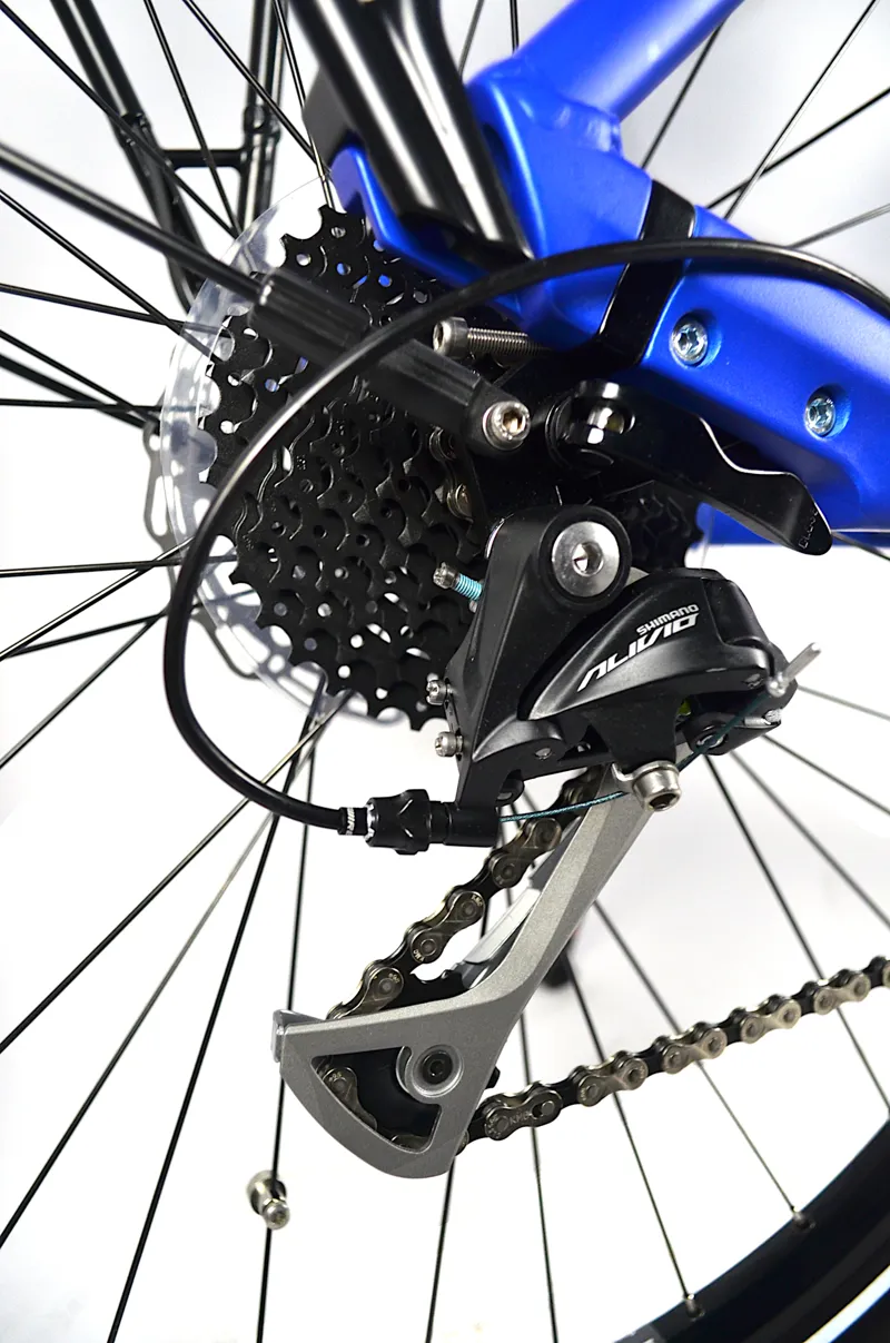 Nearly New 2022 Raleigh Motus Gran Tour Step-Through Derailleur Electric Bike 46cm Blue-5