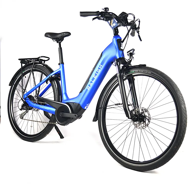 Nearly New 2022 Raleigh Motus Gran Tour Step-Through Derailleur Electric Bike 46cm Blue-11