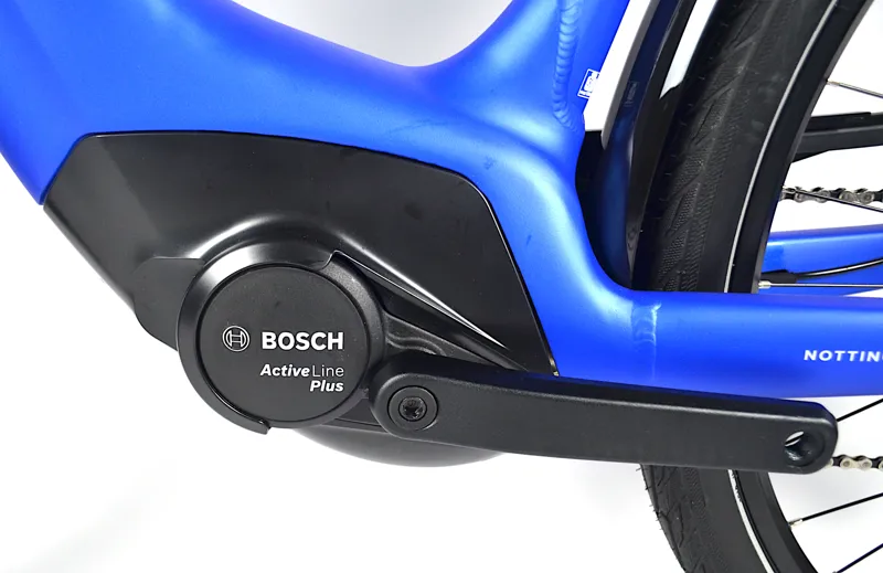 Nearly New 2022 Raleigh Motus Gran Tour Step-Through Derailleur Electric Bike 46cm Blue-3